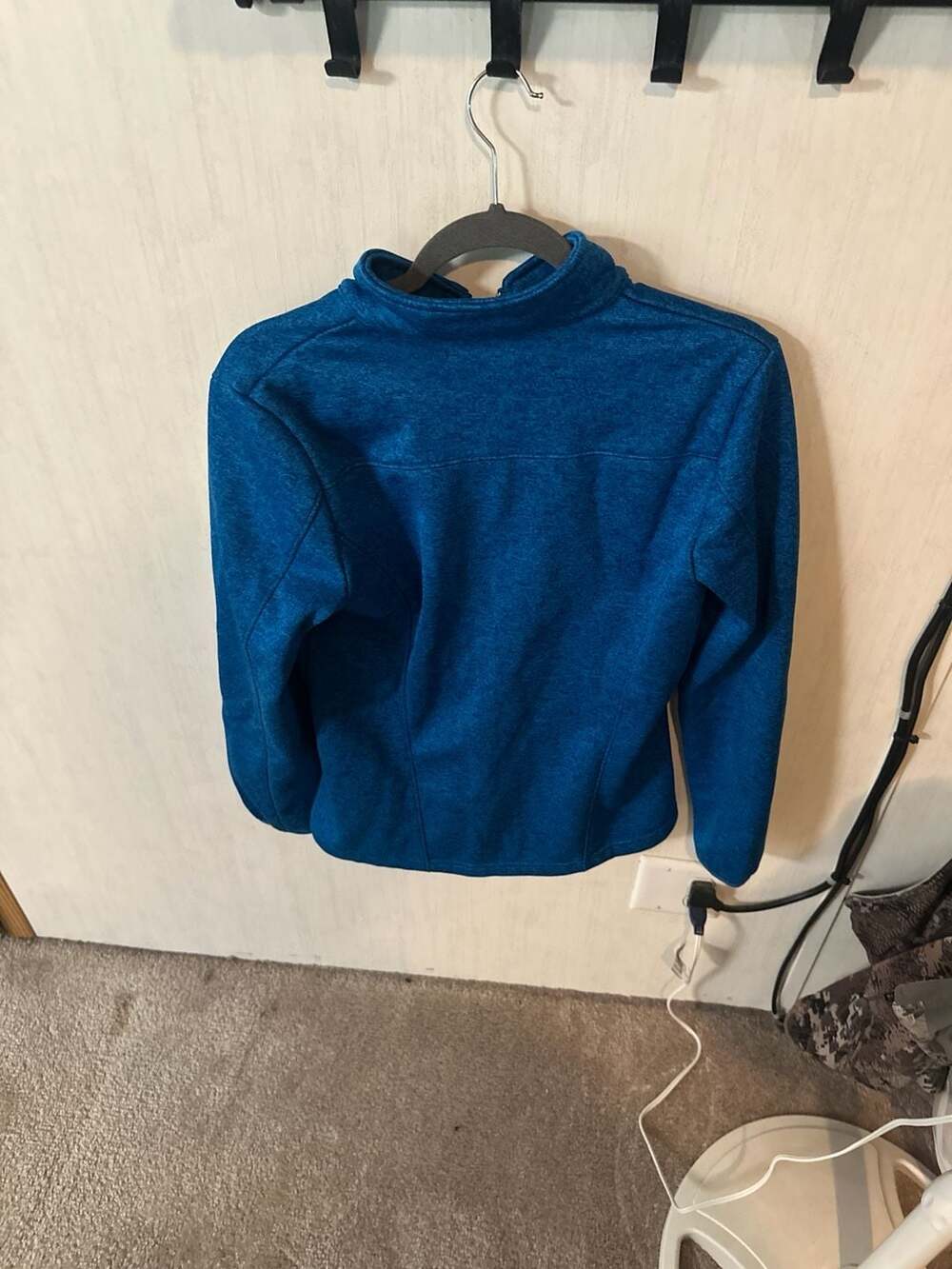Eddie Bauer Women's Blue Full-Zip Sweater Fleece Jacket Size S - Picture 4 of 5